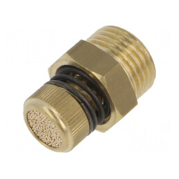 Amortizor de zgomot G 1/2 exterior alamă 39mm | Electronic-mag.ro | Componente Electronice