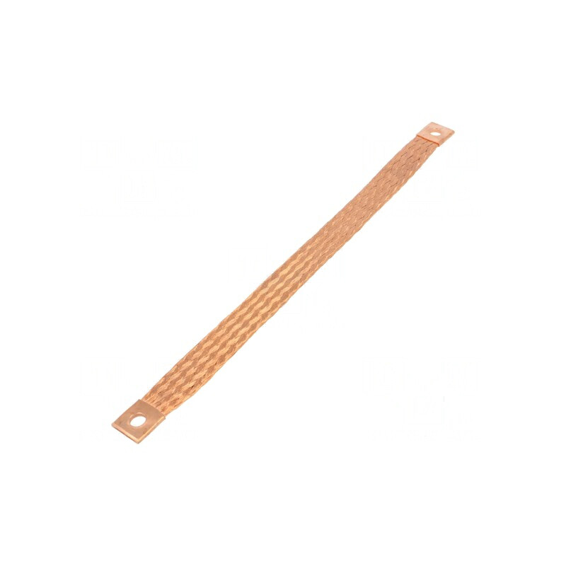Bandă de împământare 25mm², Ø1: 9mm, Ø2: 9mm, L: 300mm | Electronic-mag.ro | Componente Electronice