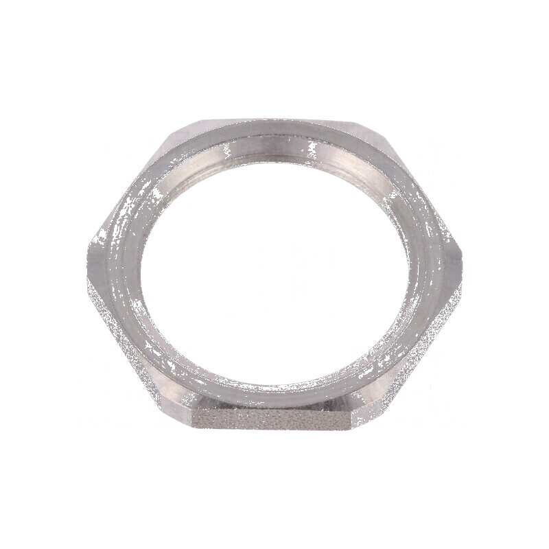 Piuliță M25 oțel inoxidabil, 4mm grosime, cheie 27mm, filet metric | Electronic-mag.ro | Componente Electronice