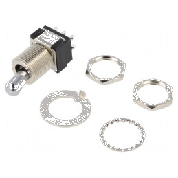 Comutator basculant DPDT ON-ON 6A 125VAC 6A 6VDC MTG | Electronic-mag.ro | Componente Electronice