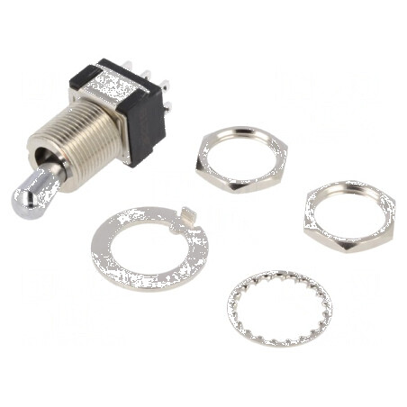 Comutator basculant DPDT ON-ON 6A 125VAC 6A 6VDC MTG | Electronic-mag.ro | Componente Electronice