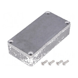 Carcasă universală din aluminiu 50mm x 101mm x 25mm IP54 1590 | Electronic-mag.ro | Componente Electronice