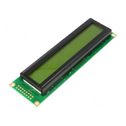 Afișaj LCD alfanumeric STN 24x2 Verde LED 16 PIN | Electronic-mag.ro | Componente Electronice