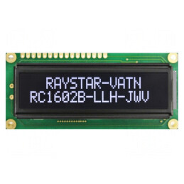 Afișaj LCD alfanumeric VA 16x2 - Dimensiuni 80x36x13,2mm LED | Electronic-mag.ro | Componente Electronice