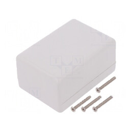 Carcasă universală ABS gri IP65 56mm x 81mm x 40mm 1594 | Electronic-mag.ro | Componente Electronice