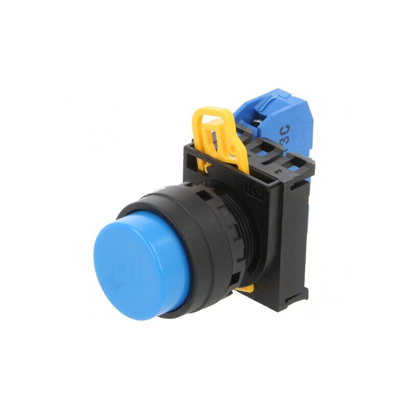 Comutator 22mm Poz.i 2 NO fără acţionare prin apăsare | Electronic-mag.ro | Componente Electronice
