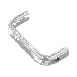Suport aluminiu natural 49mm H, 112mm L, 20mm W, finisare brută | Electronic-mag.ro | Componente Electronice