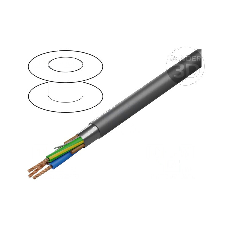 Cablu ecranat 3x14AWG PVC negru 300V 76m 250ft | Electronic-mag.ro | Componente Electronice