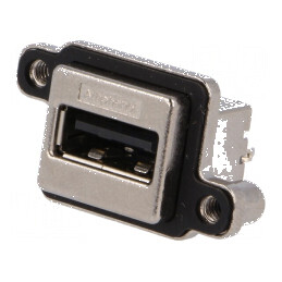 Conector USB A soclu MUSB pentru montare pe panou, înșurubare THT | Electronic-mag.ro | Componente Electronice