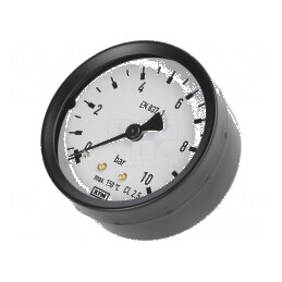 Manometru 0-10 bar 40mm Clasa 2.5 Temperatură -20 până la 60°C | Electronic-mag.ro | Componente Electronice