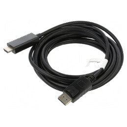 Cablu adaptor DisplayPort 1.1 la HDMI, 5m | Electronic-mag.ro | Componente Electronice