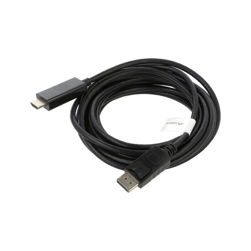 Cablu adaptor DisplayPort 1.1 la HDMI, 5m | Electronic-mag.ro | Componente Electronice