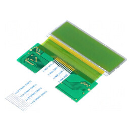 Afișaj LCD alfanumeric STN 16x2, dimensiuni 18,5x47x5,2mm | Electronic-mag.ro | Componente Electronice