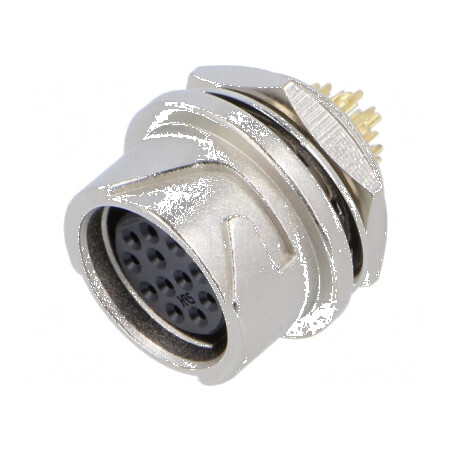 Conector circular LF lipire PIN 12 soclu mamă 2A 300VAC | Electronic-mag.ro | Componente Electronice