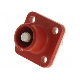 Conector alimentare DC SurLok Plus tată 5,7mm PIN 1 roşie | Electronic-mag.ro | Componente Electronice