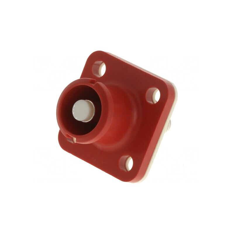 Conector alimentare DC SurLok Plus tată 5,7mm PIN 1 roşie | Electronic-mag.ro | Componente Electronice