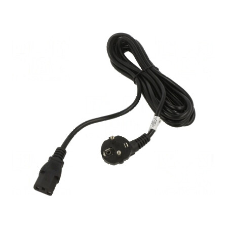 Cablu 3x1mm2 CEE 7/7 ştecăr unghi IEC C13 mamă PVC | Electronic-mag.ro | Componente Electronice