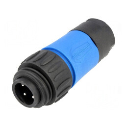 Conector circular mufă cablu PIN 4 tată cu terminal șurub | Electronic-mag.ro | Componente Electronice