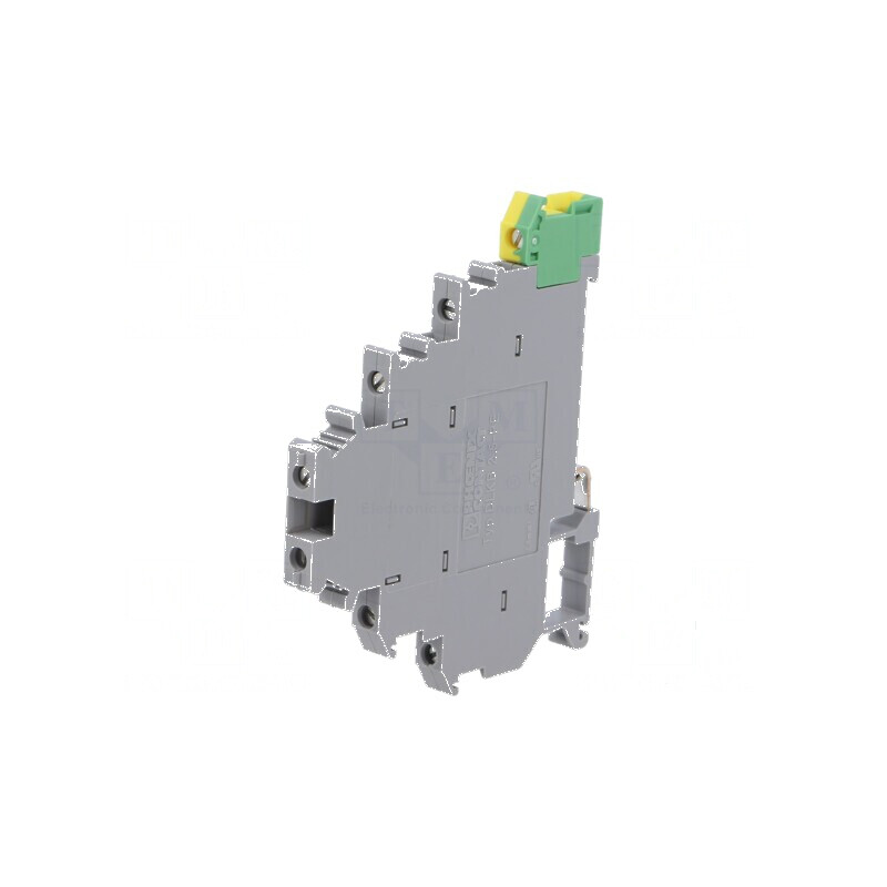 Term. îmbinare de șine 0,2÷4mm2 4 piste 7 borne gri poliamidă | Electronic-mag.ro | Componente Electronice