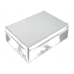 Carcasă universală polistiren gri 190mm x 285,6mm x 95mm | Electronic-mag.ro | Componente Electronice