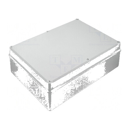Carcasă universală polistiren gri 190mm x 285,6mm x 95mm | Electronic-mag.ro | Componente Electronice