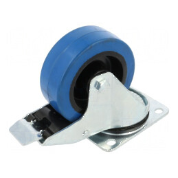 Roată de transport 100mm, 36mm lățime, 150kg, gumă PB | Electronic-mag.ro | Componente Electronice
