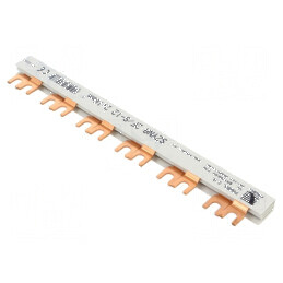 Bară colectoare 16mm2 Poli: 2 Unom: 400V tip pieptene L: 210mm | Electronic-mag.ro | Componente Electronice