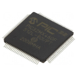 Microcontroler PIC32 512kB 2,3-3,6VDC SMD TQFP100 | Electronic-mag.ro | Componente Electronice