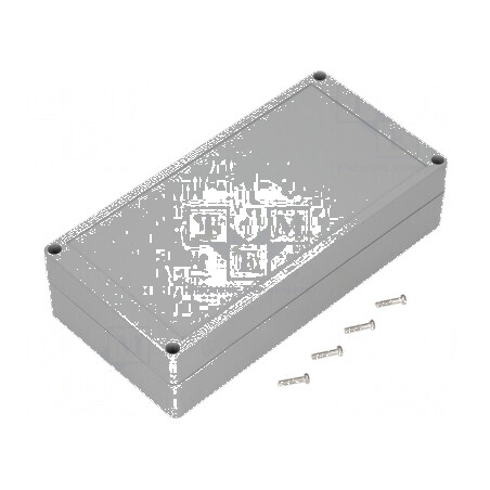 Carcasă universală ABS gri închis 120mm x 240mm x 60mm | Electronic-mag.ro | Componente Electronice