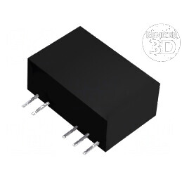 Convertor DC/DC 2W 4,5-5,5V la 3,3V 606mA SIP | Electronic-mag.ro | Componente Electronice