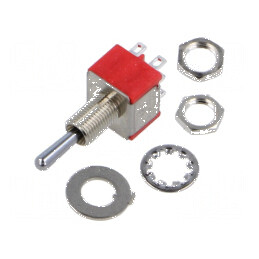 Comutator basculant Poz 3 DP3T 2A 250VAC | Electronic-mag.ro | Componente Electronice