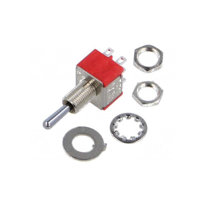 Comutator basculant Poz 3 DP3T 2A 250VAC | Electronic-mag.ro | Componente Electronice