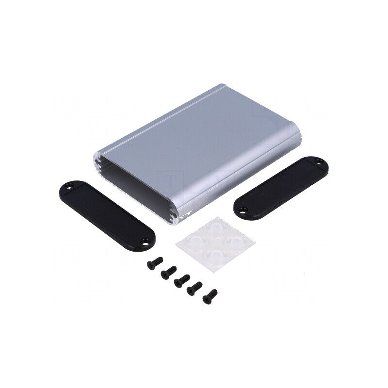 Carcasă aluminiu gri 1455 X 72mm Y 100mm Z 19mm cu panou | Electronic-mag.ro | Componente Electronice