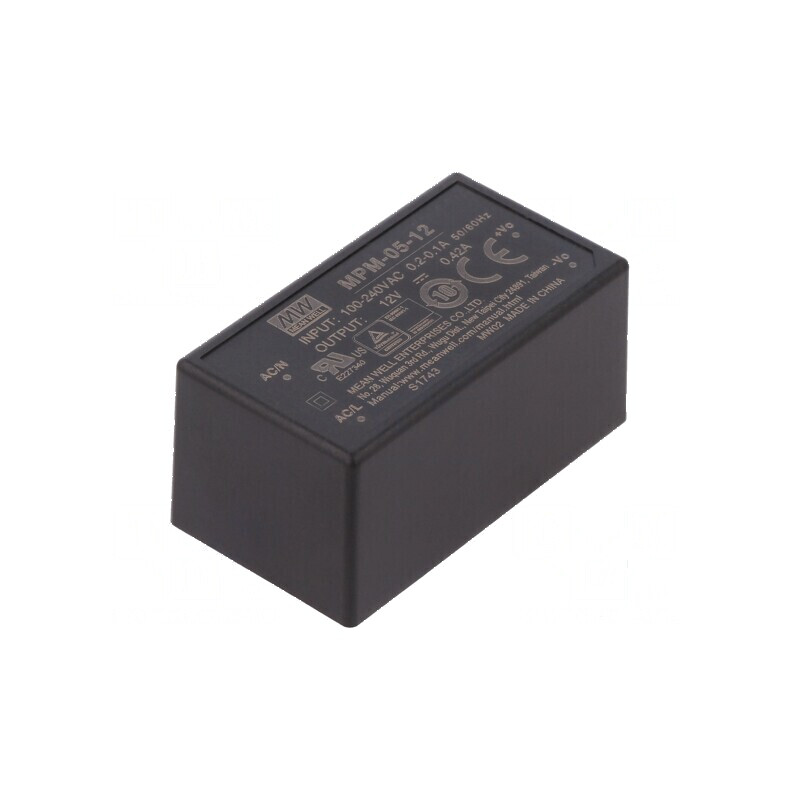 Convertor AC/DC 5W 12VDC 420mA 80-264VAC PCB | Electronic-mag.ro | Componente Electronice