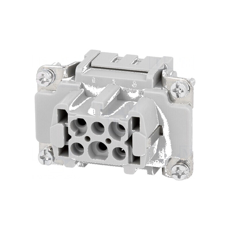 Conector HDC inserturi contact mamă Han E® PIN 6 6 PE | Electronic-mag.ro | Componente Electronice