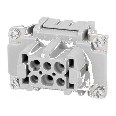 Conector HDC inserturi contact mamă Han E® PIN 6 6 PE | Electronic-mag.ro | Componente Electronice