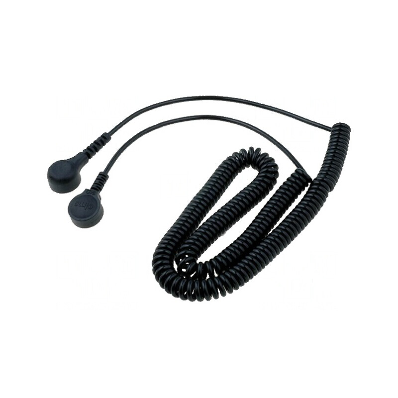 Cablu de conexiune ESD spiralat 1MΩ 3m | Electronic-mag.ro | Componente Electronice