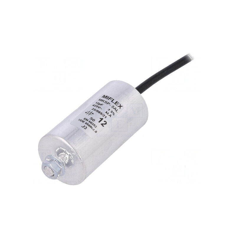 Condensator cu polipropilenă pentru motoare de funcționare | Electronic-mag.ro | Componente Electronice