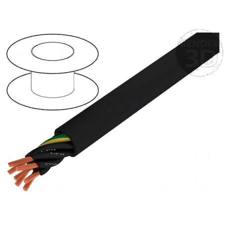 Cablu JZ-600 20G 1,5mm2 neecranat 600V 1kV Cu litat negru | Electronic-mag.ro | Componente Electronice