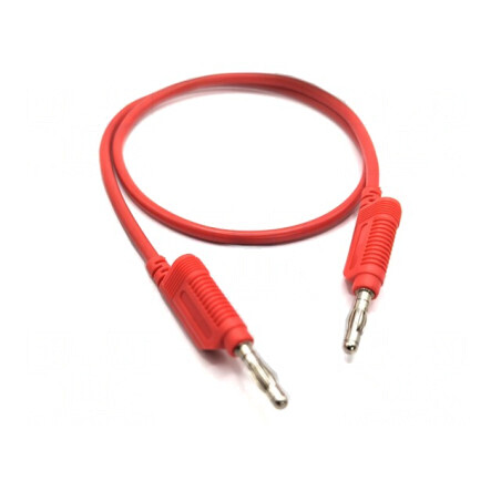 Cablu de măsurare 60VDC 32A 4mm cu soclu axial 0,5m | Electronic-mag.ro | Componente Electronice