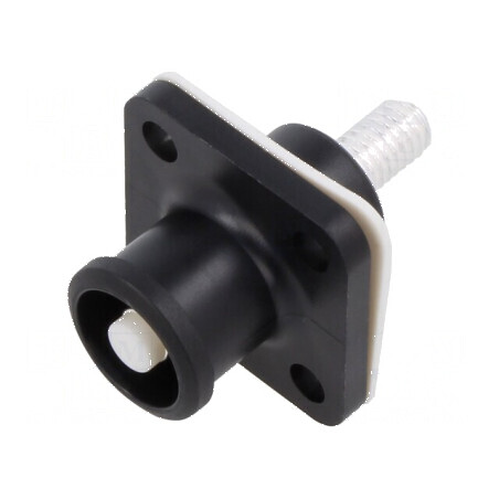 Conector alimentare DC SurLok Plus tată 5,7mm PIN 1 negru | Electronic-mag.ro | Componente Electronice