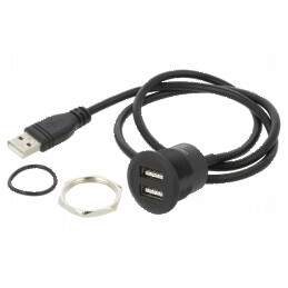 Cablu adaptor USB A la USB B dublu 2.0 | Electronic-mag.ro | Componente Electronice