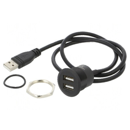 Cablu adaptor USB A la USB B dublu 2.0 | Electronic-mag.ro | Componente Electronice