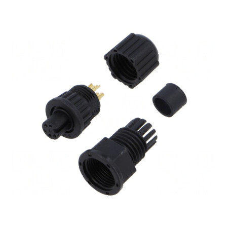 Conector Circular 4 Poziții IP67 2A | Electronic-mag.ro | Componente Electronice