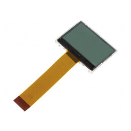 Afișaj LCD grafic 128x64 COG FSTN pozitiv 55,2x39,8x6,5mm | Electronic-mag.ro | Componente Electronice