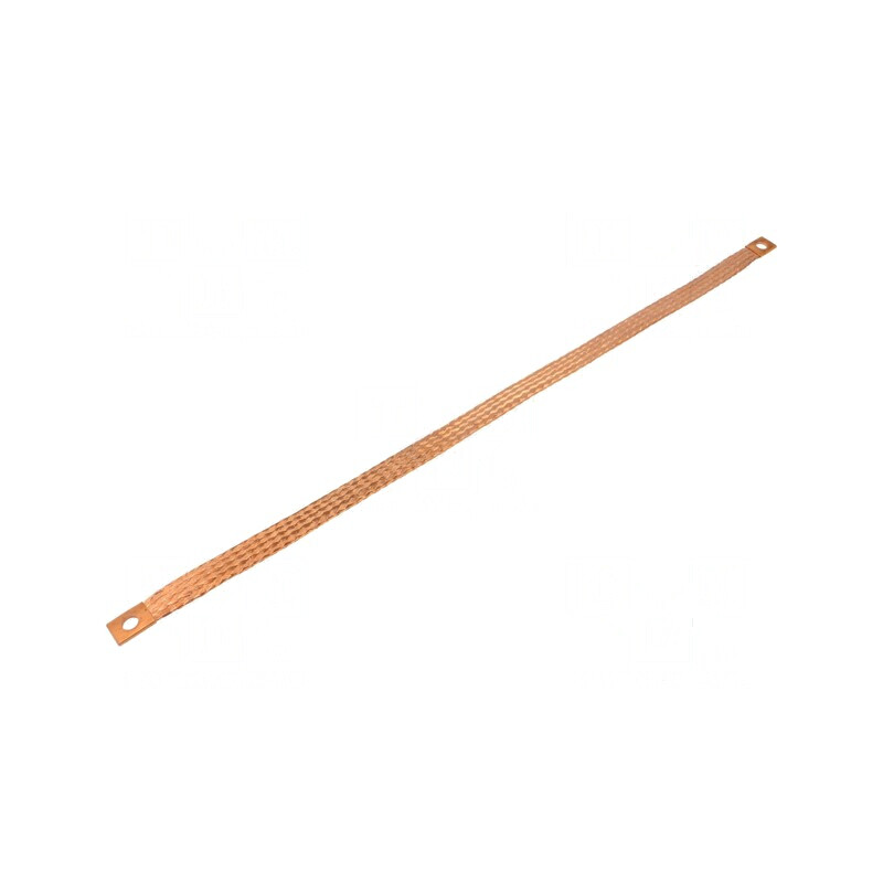 Trese bandă de împământare 16mm², Ø1: 9mm, Ø2: 9mm, L: 500mm | Electronic-mag.ro | Componente Electronice