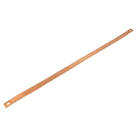Trese bandă de împământare 16mm², Ø1: 9mm, Ø2: 9mm, L: 500mm | Electronic-mag.ro | Componente Electronice