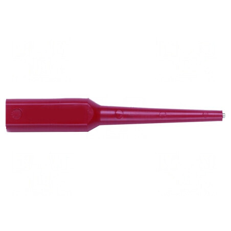 Terminal de măsurare 3A roșie cu diametru vârf 0,76mm, placare aurită | Electronic-mag.ro | Componente Electronice