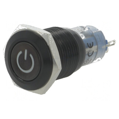 Comutator anti-vandalism Poz 2 SPDT 0,5A/220VAC 1A/24VDC | Electronic-mag.ro | Componente Electronice