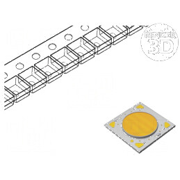 LED COB Bicolor Alb Cald/Alb Rece 500mA 17,6/18,2W | Electronic-mag.ro | Componente Electronice
